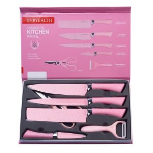 Buy Wholesale China Hot Selling New Arrivals 2021 Christmas Present Lady  Meat Cut Kitchen Knife Set With Purple Handle & Kitchen Knife Set at USD  37.07