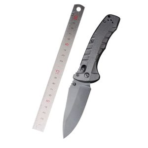 KC680 Factory made professional outdoor knives pocket knife camping black blade knife