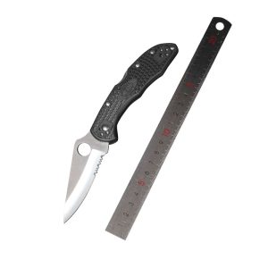 KC679 Classic style folding knives camping outdoor knives easy to take with black handle